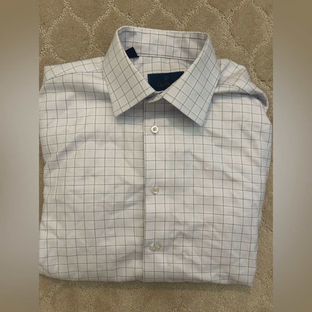 Light Purple David Donahue Dress Shirt 16 32/33
